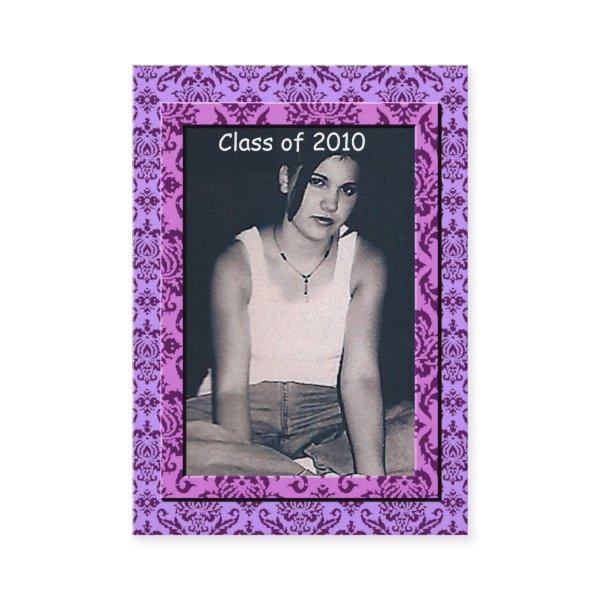 Damask Senior Class of Current Year Photo Cards