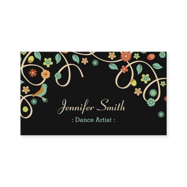 Dance Artist - Elegant Swirl Floral