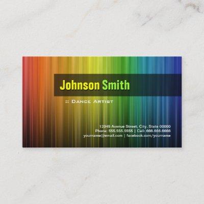 Dance Artist - Stylish Rainbow Colors
