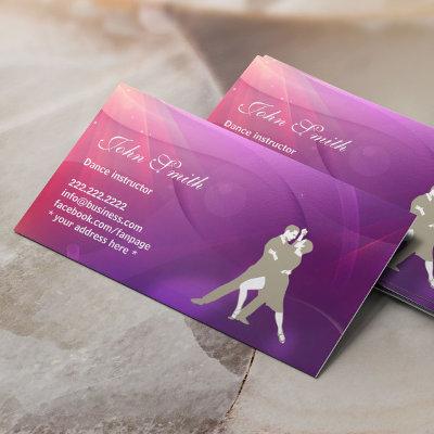 Dance Instructor Dancer Modern Purple Background