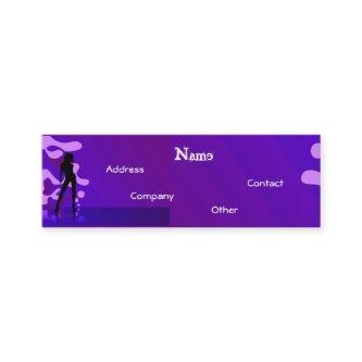 Dancer In Purple Blue Mini