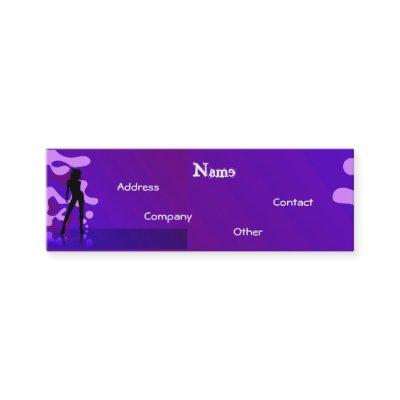 Dancer In Purple Blue Mini