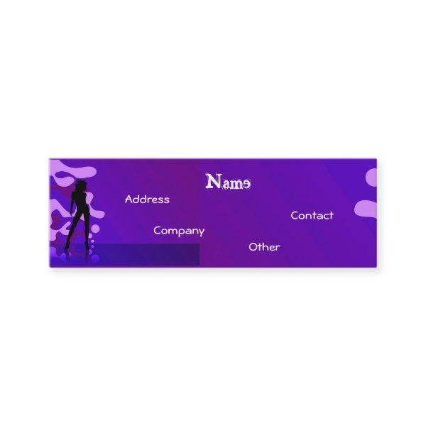 Dancer In Purple Blue Mini