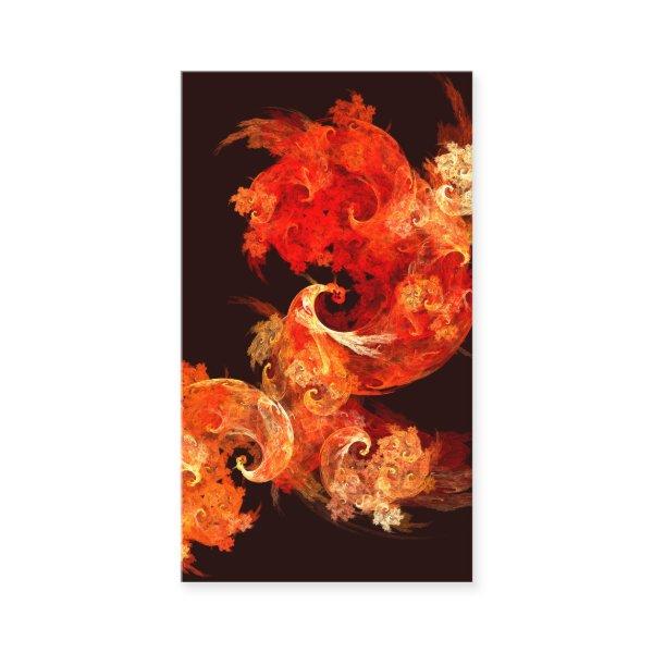 Dancing Firebirds Abstract Art