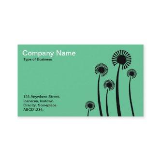 DandyLion Clocks - Black on Green