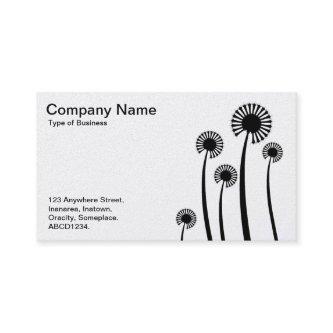 DandyLion Clocks - Black on White (Platinum)