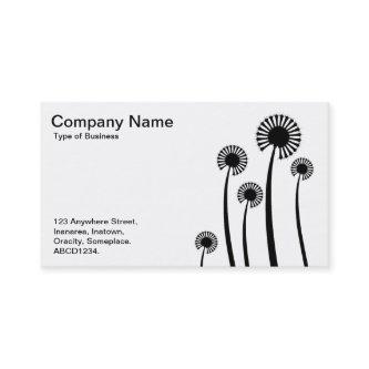 DandyLion Clocks - Black on White, White on Black