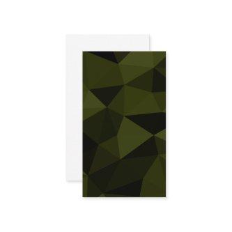 Dark army green black geometric mesh pattern cool