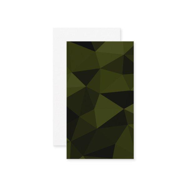 Dark army green black geometric mesh pattern cool