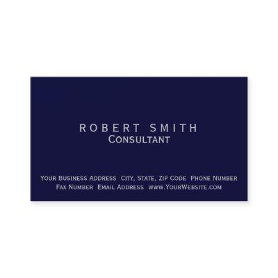 Dark Blue Consultant
