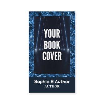 Dark Blue Sci Fi Promotional Author Book Cover
