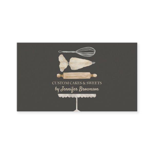 Dark Brown Bakery Pastry Chef Creative Cake maker