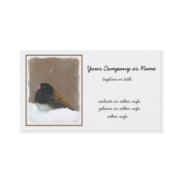 Dark-Eyed Junco Painting - Original Bird Art