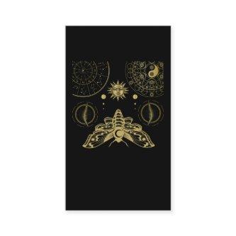 Dark Geometry Zodiac Sign Sun Moth