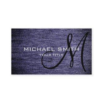 Dark gray leather