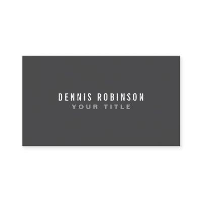 Dark gray modern generic simple masculine personal