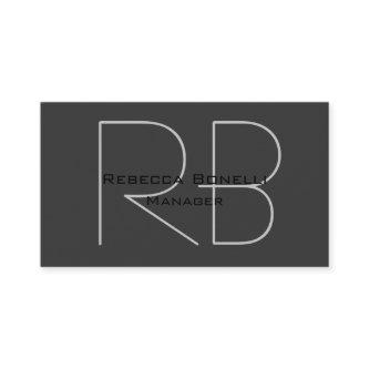 Dark Gray Monogram Manager