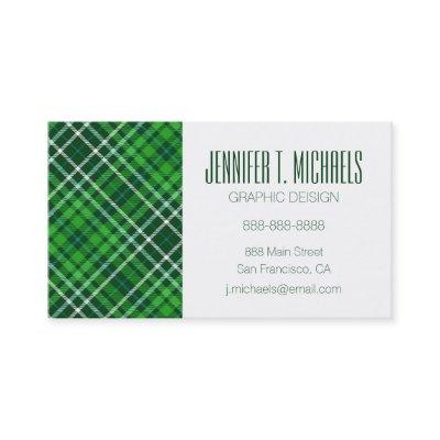 Dark Green & Forest Green Plaid Pattern