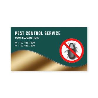 Dark Green Gold Pest Control Service