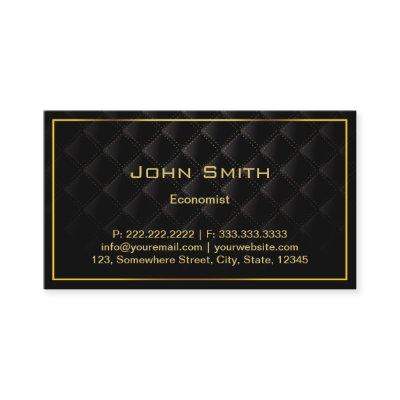 Dark Luxury Gold Border Economist