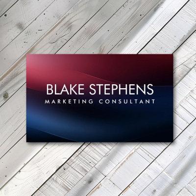 Dark Red and Navy Blue Corporate Gradient