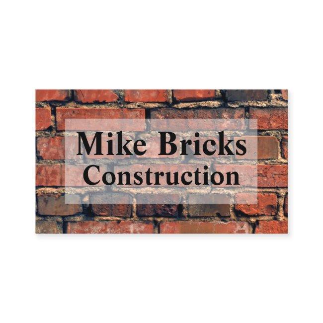 Dark Red Brick Pattern Wall Masonry