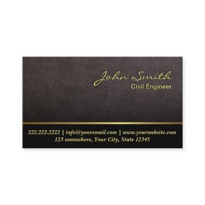 Darker Leather Civil Engineer