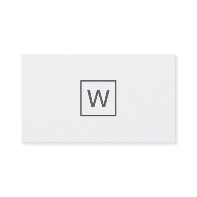 Davy Grey Monogram Square