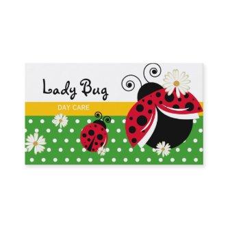 Day Care  Cute Polka Dot Lady Bug