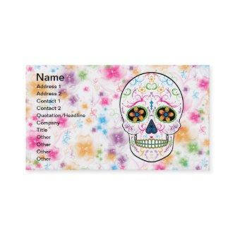 Day of the Dead Sugar Skull - Bright Multi Color