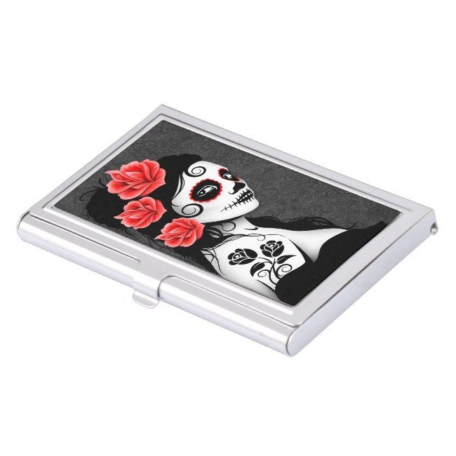 Day of the Dead Sugar Skull Girl - Gray Case