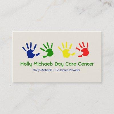 Daycare / Babysitter Handprints