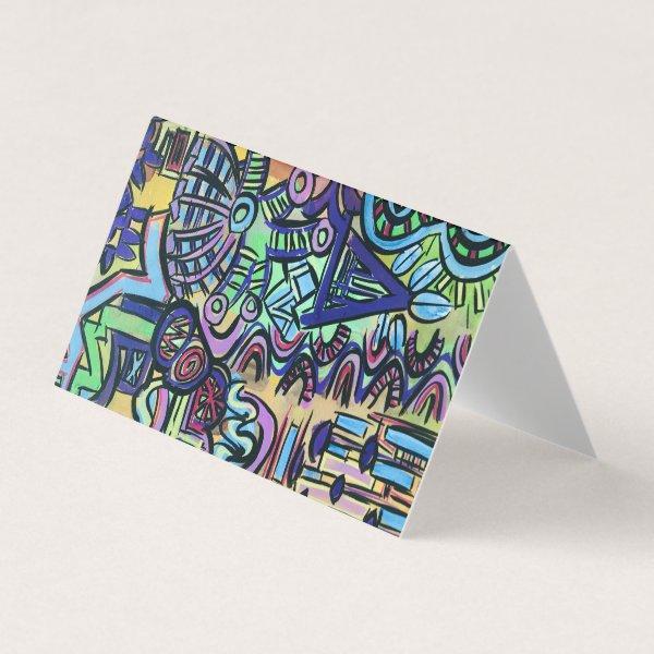 Daytripper-Hand Painted Abstract Art