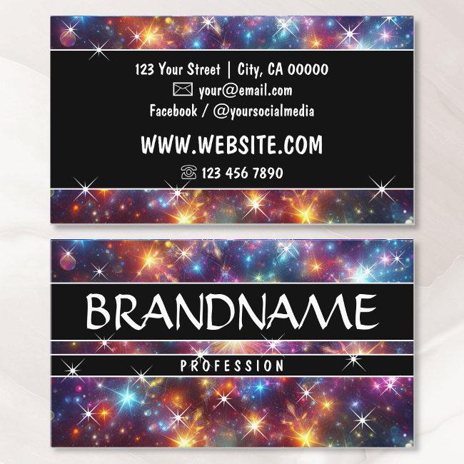 Dazzling Galaxy Nebula Glitter Sparkling Stars