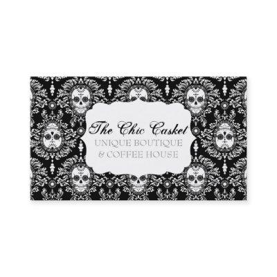 Dead Damask - Chic Sugar Skulls Custom Bizcards