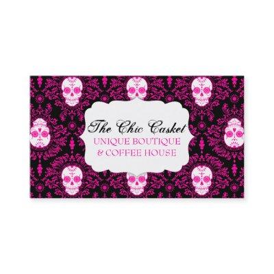 Dead Damask - Chic Sugar Skulls Custom Bizcards