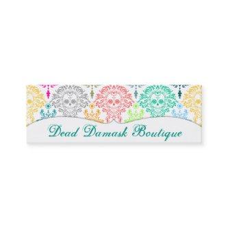 Dead Damask - Custom Skinny Sugar Skull Bizcards Mini