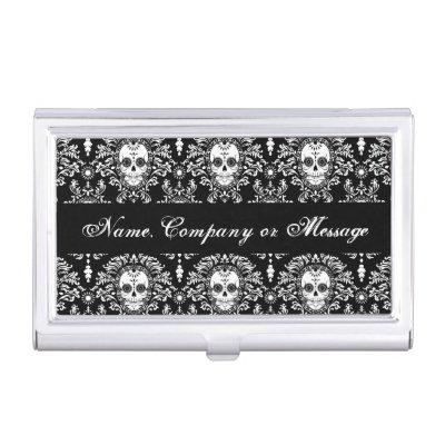 Dead Damask - Custom Sugar Skull Bizcard Holder