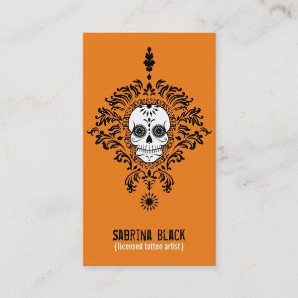 Dead Damask - Custom Sugar Skull Vertical Card
