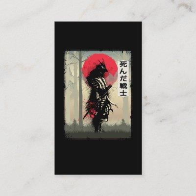 Dead Japanese Samurai Warrior Japan Swordsman