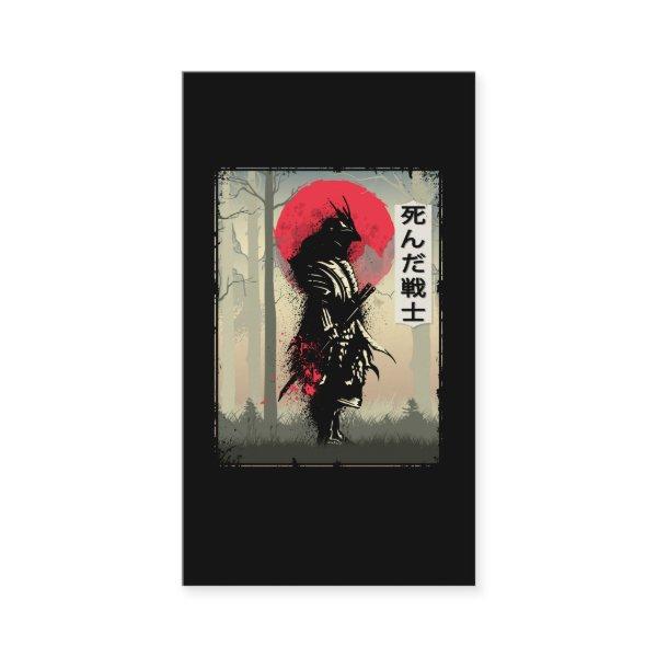 Dead Japanese Samurai Warrior Japan Swordsman
