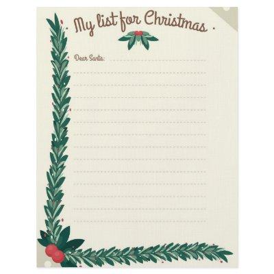 Dear Santa Letterhead