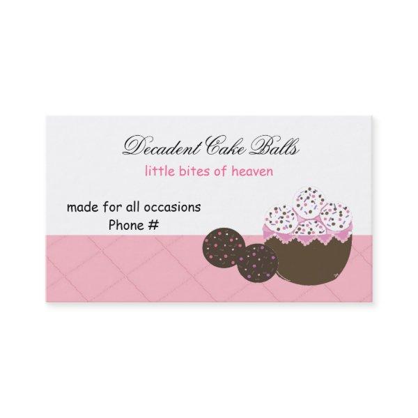 Decadent Vanilla and Chocolate Cake Balls