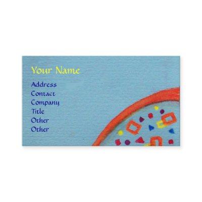 DECO MONOGRAM Orange blue Yellow