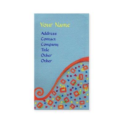 DECO MONOGRAM Orange blue Yellow
