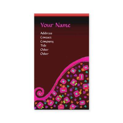 DECO MONOGRAM , Pink Fuchsia Red