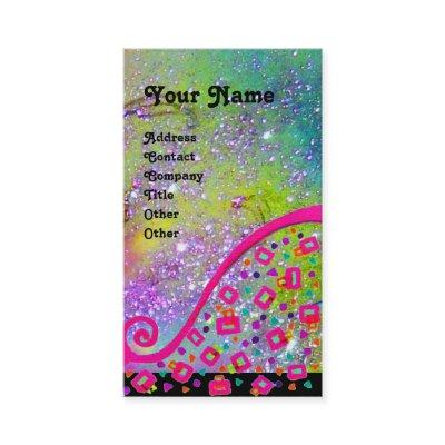 DECO MONOGRAM Yellow Pink Fuchsia Violet Sparkles