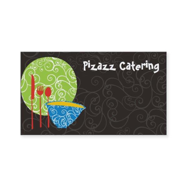 Decorative plate bowl utensils chef catering bu...