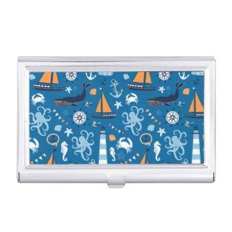Deep Blue All Things Nautical  Holder
