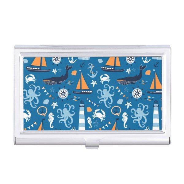 Deep Blue All Things Nautical  Holder
